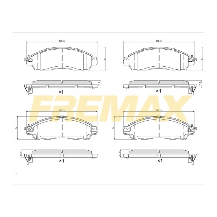 ÖN FREN BALATASI (CARBON FORMÜL) LAND ROVER RANGE ROVER-DISCOVERY SPORT - EVOQUE 2014-2020-JAGUAR E-PACE-F-PACE -XE-XF II 2017-