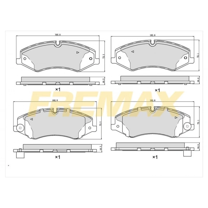 ÖN FREN BALATASI (CARBON FORMÜL) PORSCHE CAYENNE 2010 -PANAMERA-TAYCAN -TOUAREG 2019-2023
