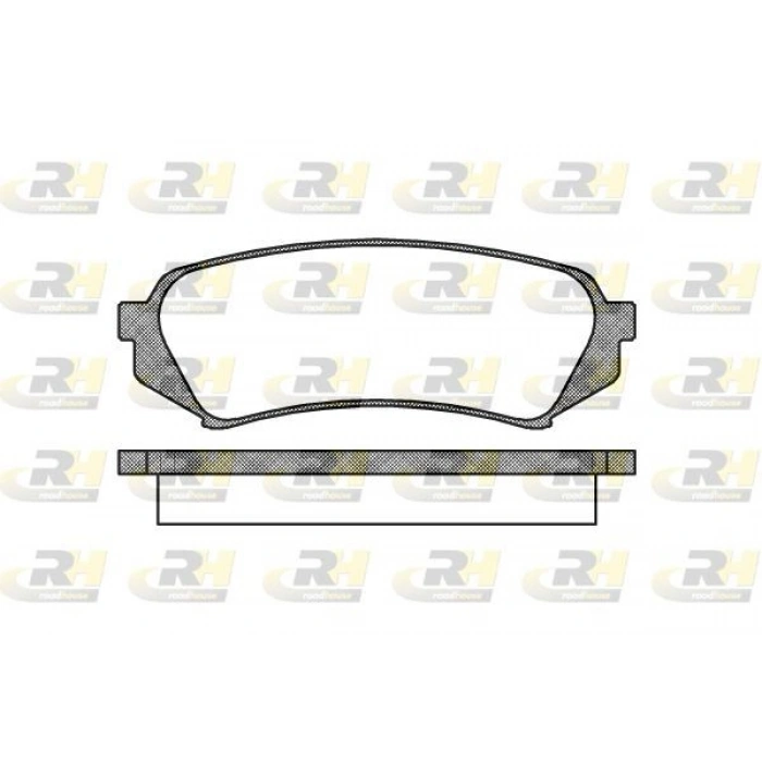 ÖN FREN BALATASI (CARBON FORMÜL)TOYOTA HILUX VİGO (KUN15) 2,5 D4D 2009-2012