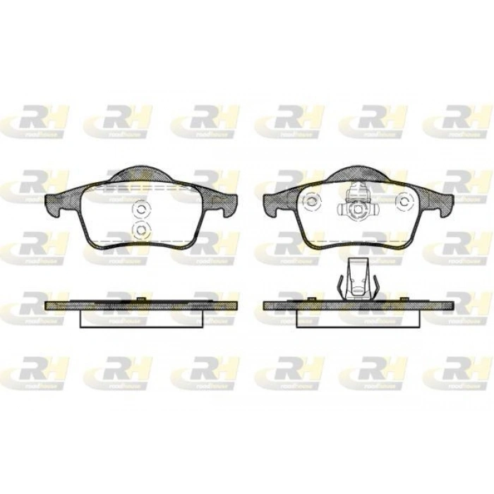 ÖN FREN BALATASI (CARBON FORMÜL) VOLVO 850 93-97/C70-S70-V70 -XC70 1996-2002