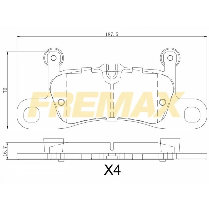 ÖN FREN BALATASI (CARBON FORMÜL) VW-AUDI A6-A7-A8 2011