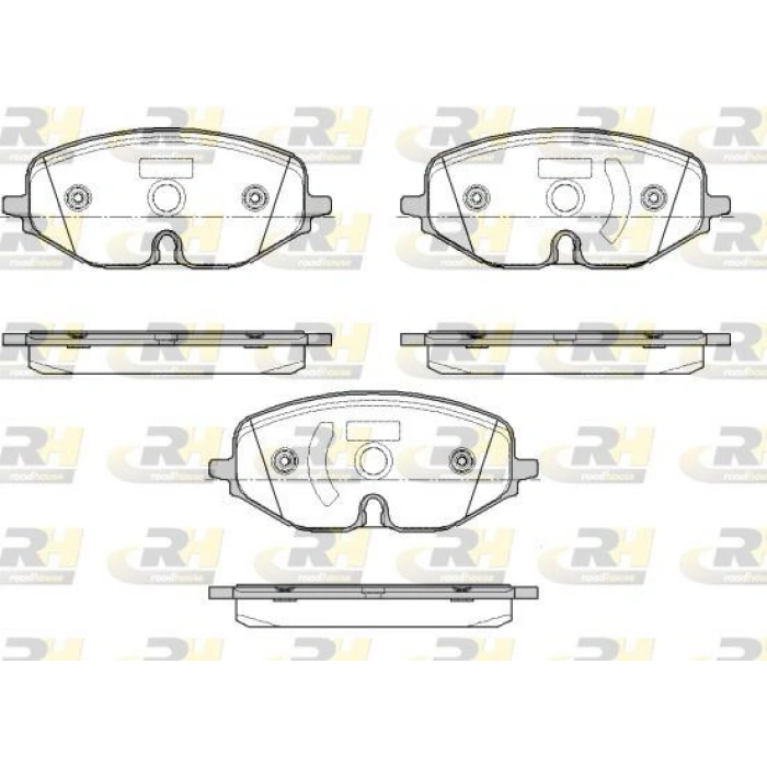 ÖN FREN BALATASI (CARBON FORMÜL) VW (FİŞLİ) TRANSPORTER T6 2015