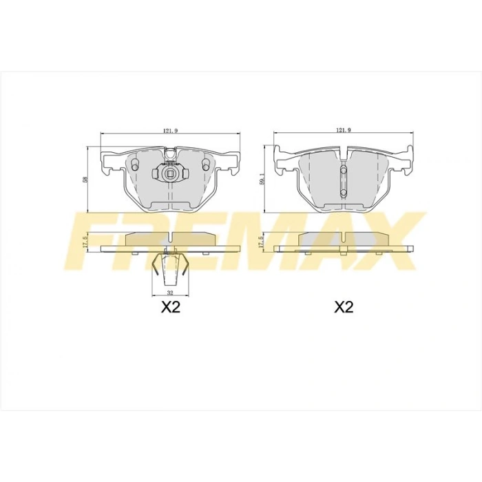 ÖN FREN BALATASI (CARBON FORMÜL) VW TRANSPORTER T6 (FİŞLİ)CARAVELLE 2015