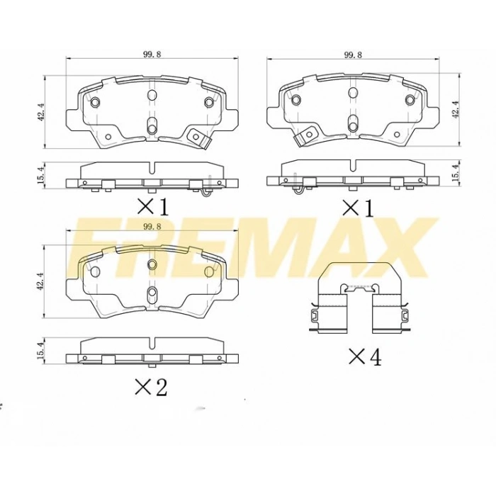 ÖN FREN BALATASI (CORBON FORMÜL) BMW E60-E60 LCİ-E61-E61 LCİ 2003-2010