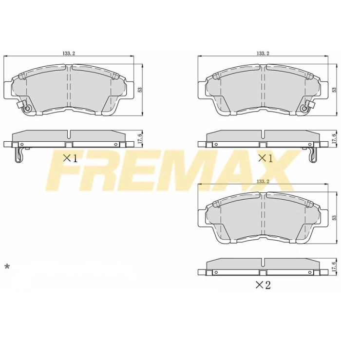 ÖN FREN BALATASI (CORBON FORMÜL) BMW E60-E87-E90-F10-X1