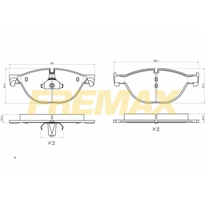 ÖN FREN BALATASI(CORBON FORMÜL) BMW F10-F11-F12-F13-2010-2018 5,25-5,28-5,30-5,35