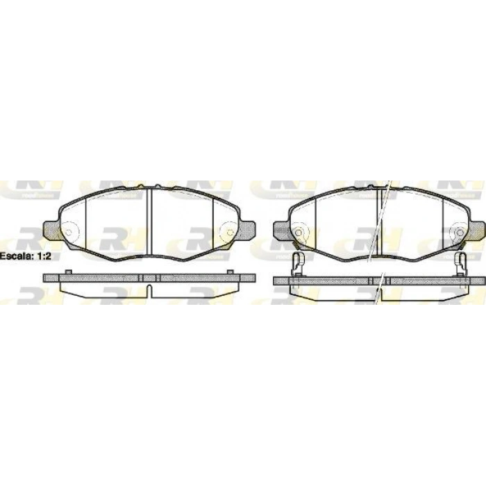 ÖN FREN BALATASI (CORBON FORMÜL ) TOYOTA HILUX VİGO 2.5 D-4D (KUN15) 2005-2015