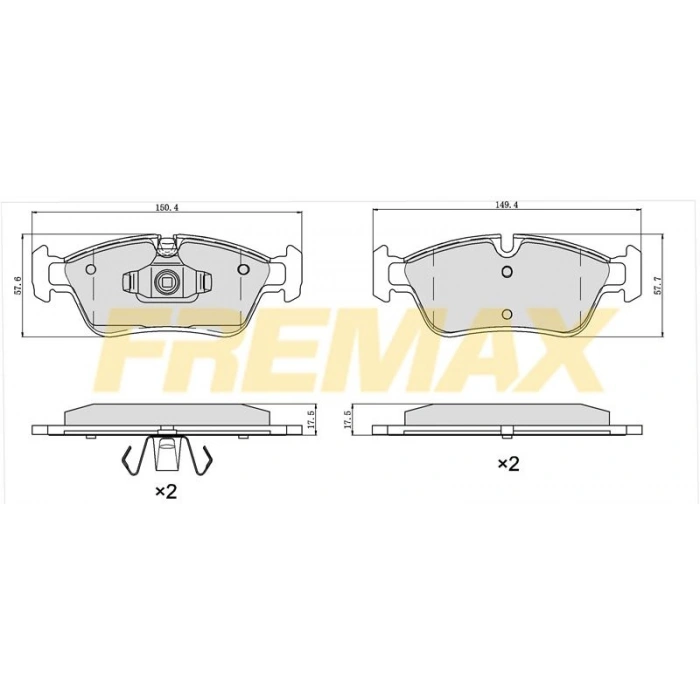 ÖN FREN BALATASI (CORBON FORMÜL) VW AUDI Q7 2015