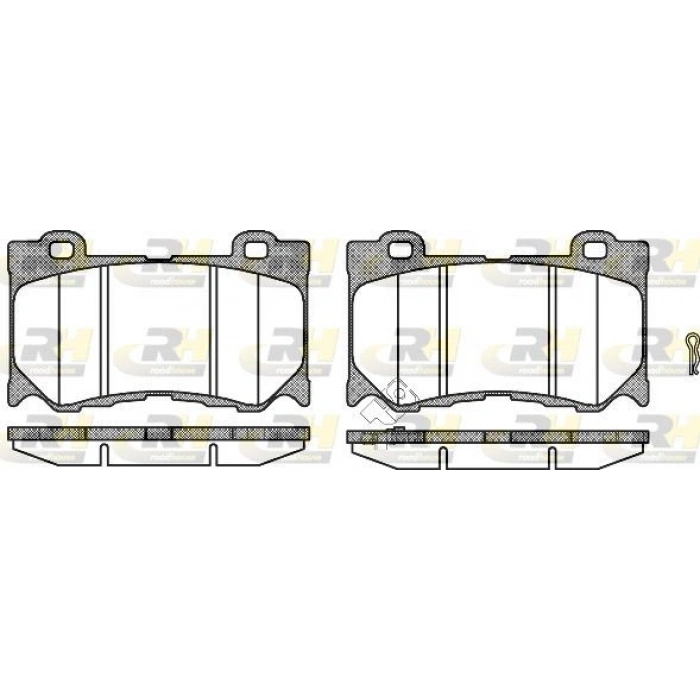 ÖN FREN BALATASI (CORBON FORMÜL) VW -TOUAREG-Q7-CAYENNE 2004