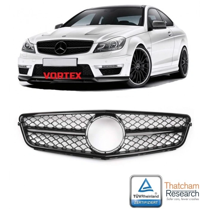 ÖN PANJUR C63 AMG PARLAK SİYAH W204 2007-