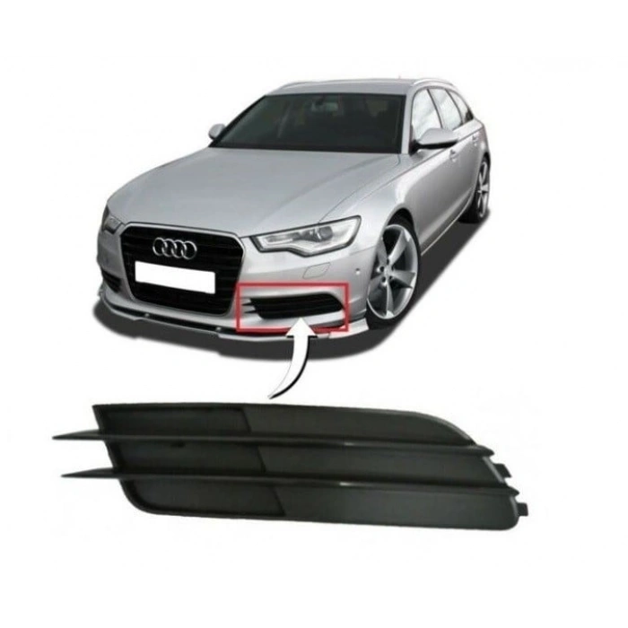 ÖN TAMPON IZGARA SİSSİZ SOL A6 2013-