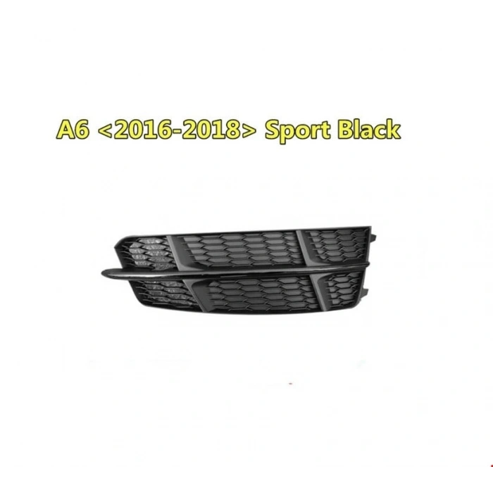 ÖN TAMPON IZGARA SOL ( SİYAH - S-LİNE ) A6 2015-