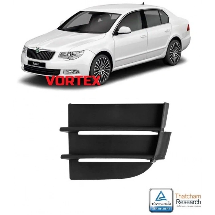 ÖN TAMPON IZGARA SOL SUPERB 2008-