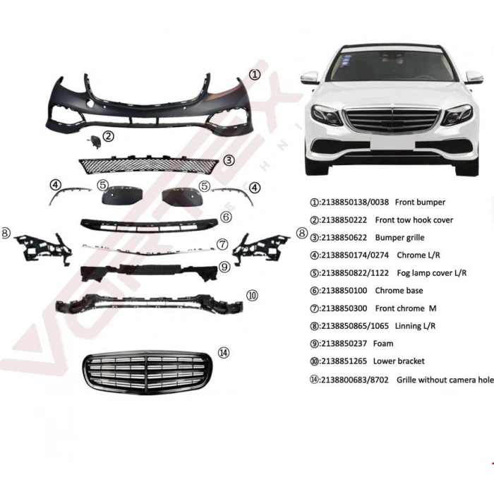 ÖN TAMPON KOMPLE SET EXCLUSIVE W213 2016-