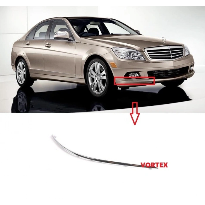 ÖN TAMPON NİKELAJI SAĞ W204 2007-