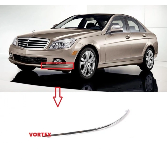 ÖN TAMPON NİKELAJI SOL W204 2007-