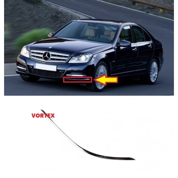 ÖN TAMPON NİKELAJI SOL W204 2011-