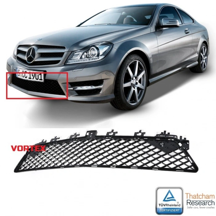 ÖN TAMPON ORTA IZGARA (AMG) W204 2011-