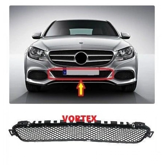 ÖN TAMPON ORTA IZGARA (AVANGARDE-DARKGRİ) W205 14-