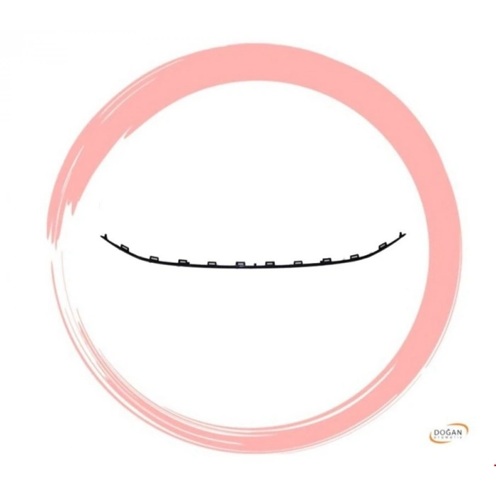 ÖN TAMPON PANJUR ALT ÇITASI SİYAH EGEA 2021-