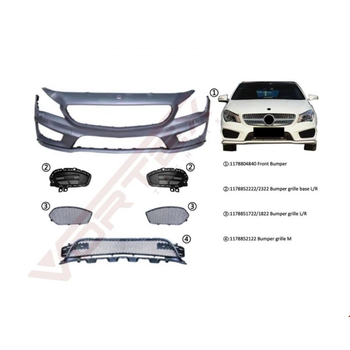 ÖN TAMPON SET (AMG) CLA W117 2013-