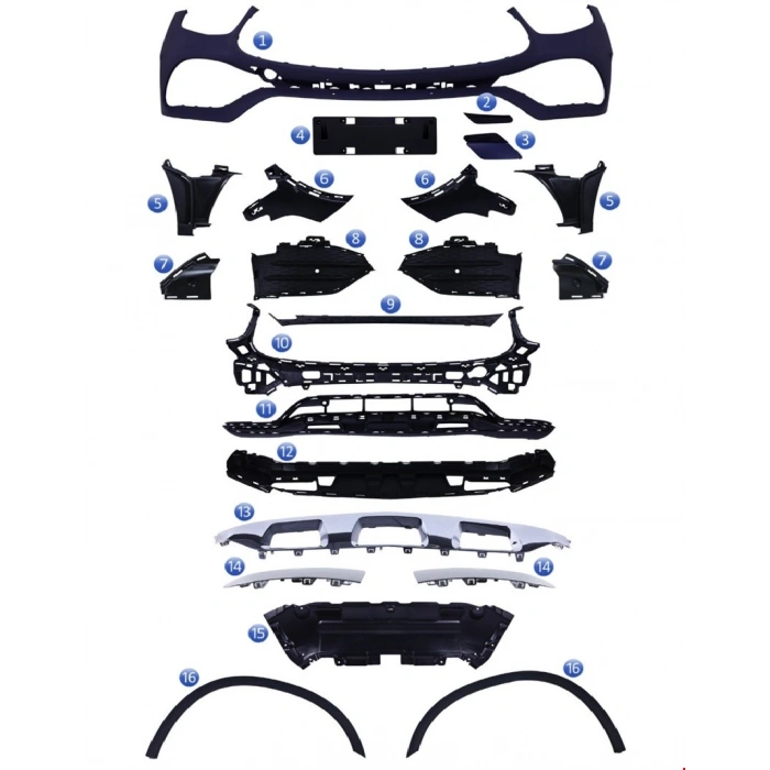 ÖN TAMPON SET AMG GLC W253 2020-