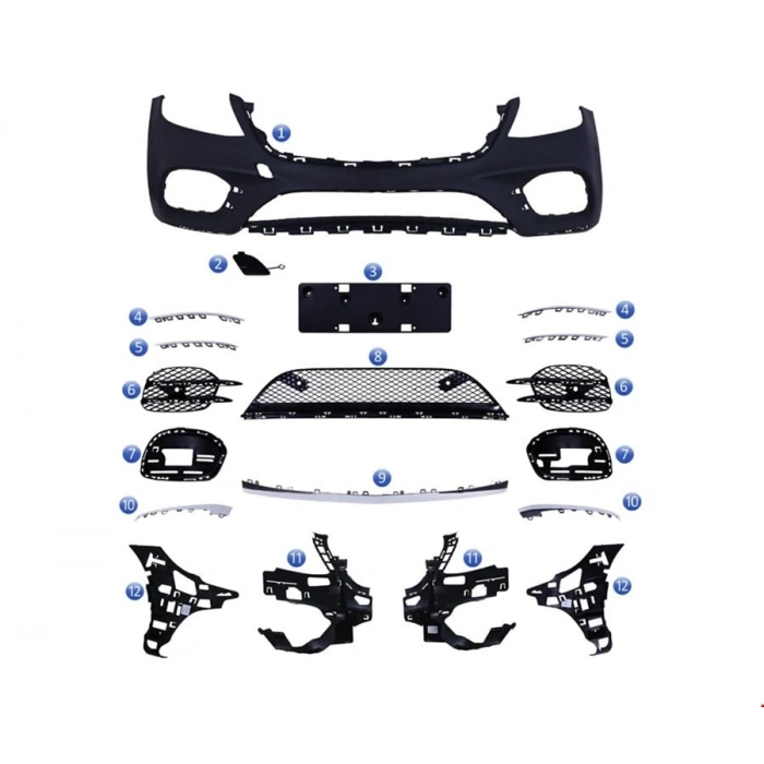 ÖN TAMPON SET ( PANJURSUZ ) S400 AMG W222 2018-