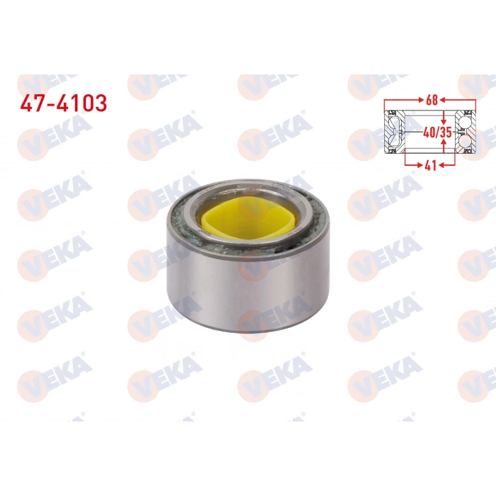 ON TEKERLEK RULMANI SOL-SAG 41X68X40/35 SUZUKI VITARA 1.6i 16v 1988-1999 / GRAND VITARA I 2.0i - 2.5 V6 1998-2003