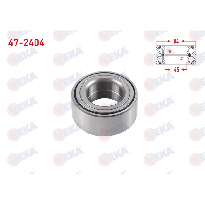 ON TEKERLEK RULMANI SOL-SAG 45X84X39/41 SPORTAGE 1.6 GDI-2.0 CRDI 2010-/ SPORTAGE 2.0 CRDI 2004-2010/ HYUNDAI IX35 1.6 GDI -2.0 CRDI 2010-/ SANTA FE 2.0 CRDI 2001-2006/ I40 1.6 GDI - 1.7 CRDI 2011-