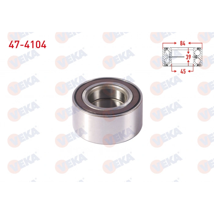 ON TEKERLEK RULMANI SOL-SAG ABS OKUYUCULU 45X84X39 SUZUKI VITARA 1.4i - 1.6i 2015- / SX4 1.6 2006-2013