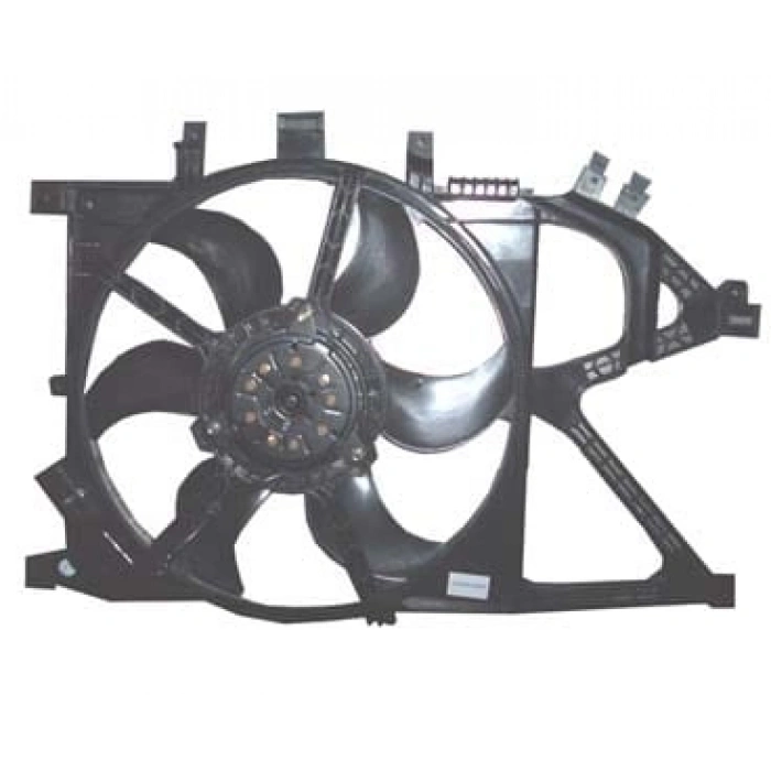 OPEL CORSA- C- 00/03; RADYATÖR FAN DAVLUMBAZI KOMPLE 1.7CC 2FİŞLİ (5KANAT)(DİZEL TİP) (BFN)