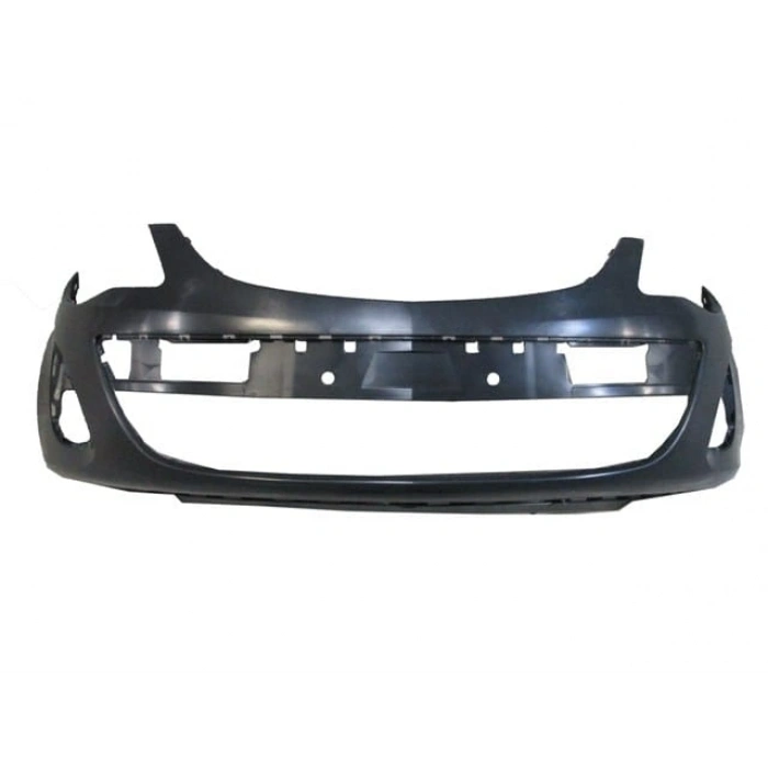 OPEL CORSA- D- 11/14; ÖN TAMPON SİYAH (SİS/IZGARA DELİKLİ/SENSÖR DELİKSİZ) (EUROBUMP)