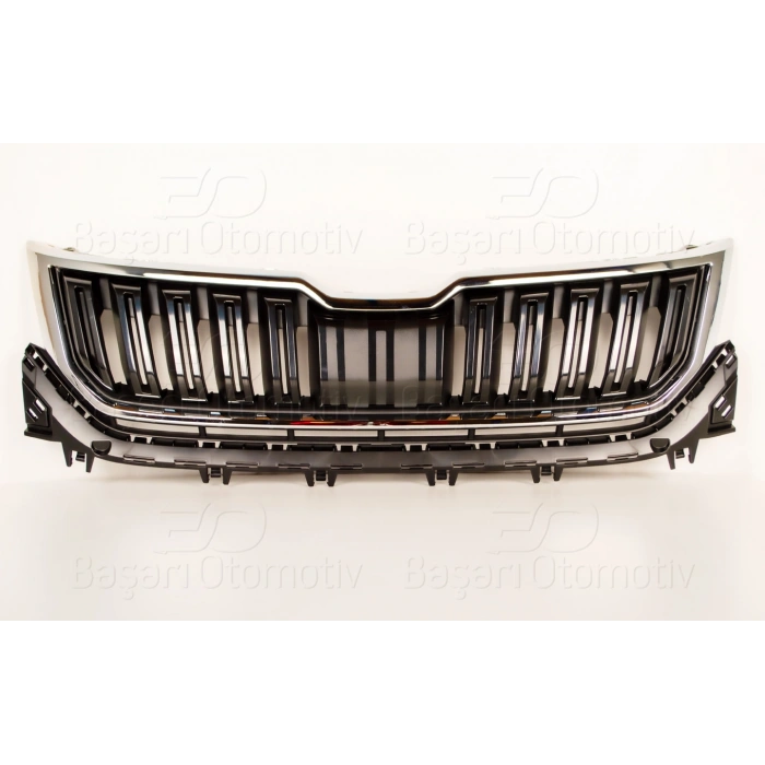 PANJUR SIYAH IZGARA + NIKELAJLI CERCEVE SKODA KODIAQ 17 >