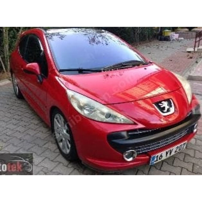 PEUGEOT 207- 06/09; ÖN TAMPON SİYAH (SİS DELİKLİ) BANT/PANJUR DELİKLİ/ BRAKETLİ (3 KAPI SPORT) TW)