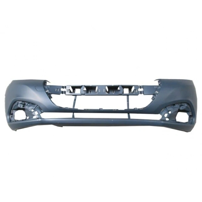 PEUGEOT 208- 16/20; ÖN TAMPON SİYAH SİS DELİKLİ/SENSÖR DELİKSİZ/ÇEKİ KAPAKLI (TW)