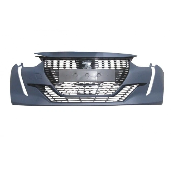 PEUGEOT 208- 20/23; ÖN TAMPON ASTARLI PANJURLU KOMPLE/ÇEKİ KAPAKLI/BRAKETLİ (TW)