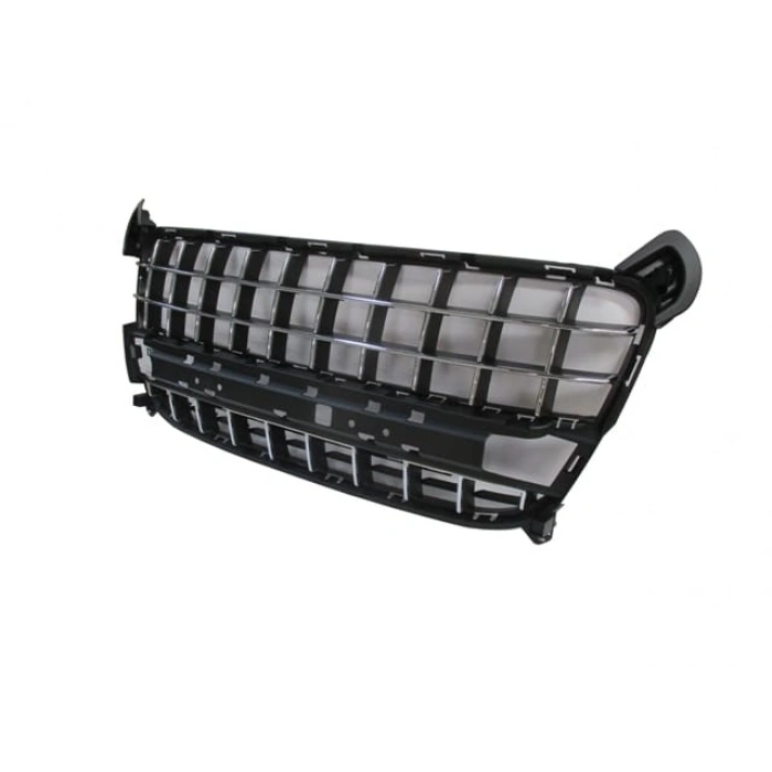 PEUGEOT 3008- 09/13; ÖN TAMPON PANJURU ÜST SİYAH/NİKELAJ ÇITALI (TYG)