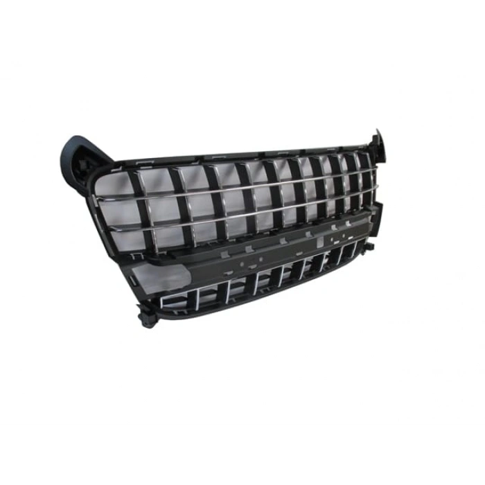 PEUGEOT 3008- 09/13; ÖN TAMPON PANJURU ÜST SİYAH/NİKELAJ ÇITALI (TYG)