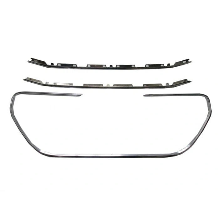 PEUGEOT 301- 13/16; ÖN PANJUR DIŞ NİKELAJ ÇITASI (3 PARÇA) SET (TW)