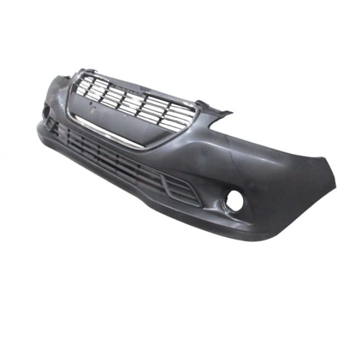 PEUGEOT 301- 13/16; ÖN TAMPON SİYAH (PANJURLU/SİS BRAKETLİ/NİKELAJ ÇITALI/ÇEKİ KAPAKLI)(TW)