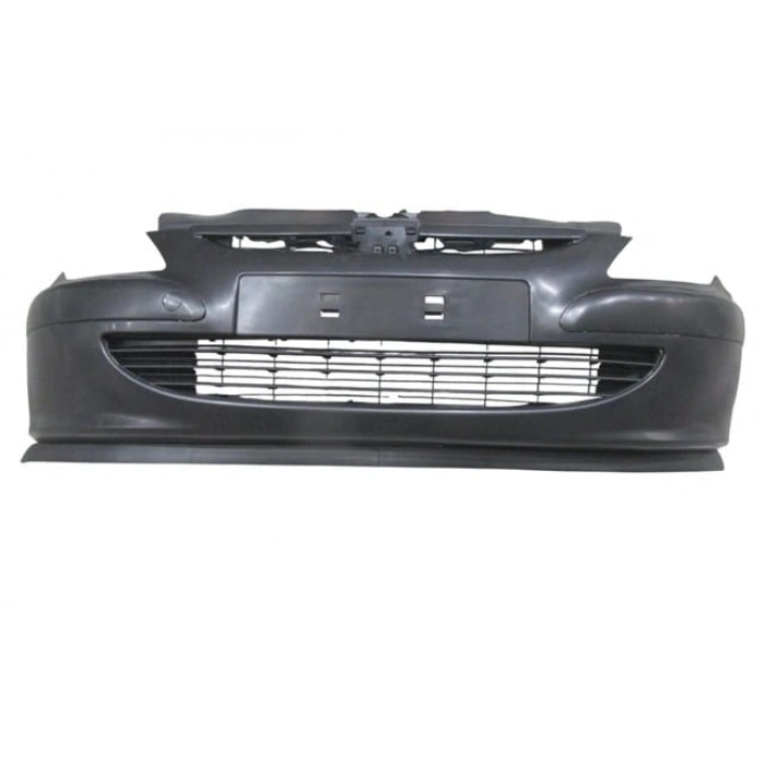 PEUGEOT 307- 01/05; ÖN TAMPON SİYAH/PANJURLU KOMPLE/ BANDLI/KARLIKLI/ÇEKİ KAPAKLI (TW)