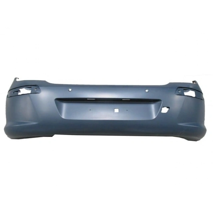 PEUGEOT 308- 08/11; ARKA TAMPON KOYU GRİ (SENSÖR DELİKLİ) (TW)