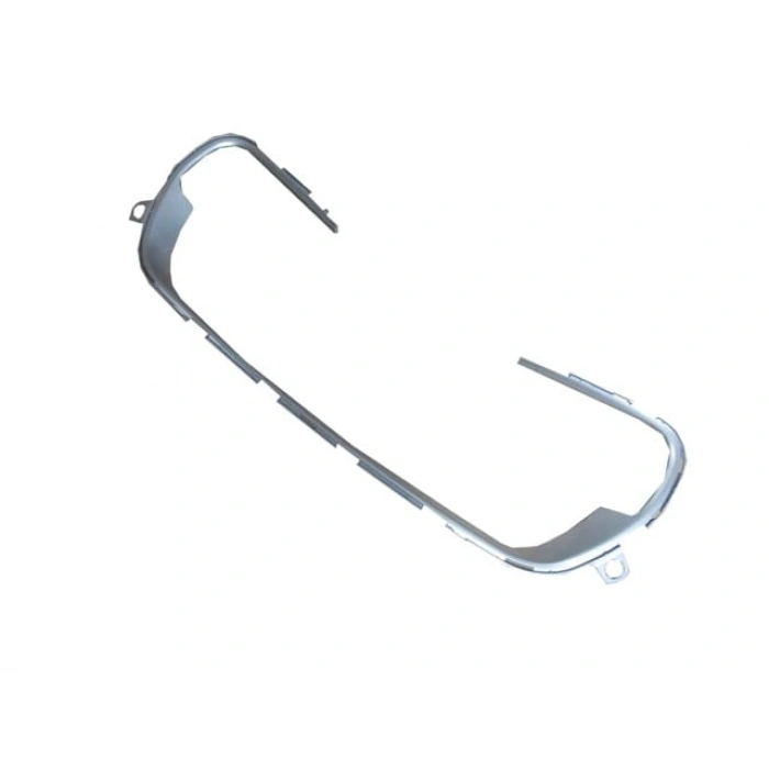 PEUGEOT 308- 11/13; ÖN TAMPON PANJURU ÇERÇEVESİ GÜMÜŞ GRİ (LM)