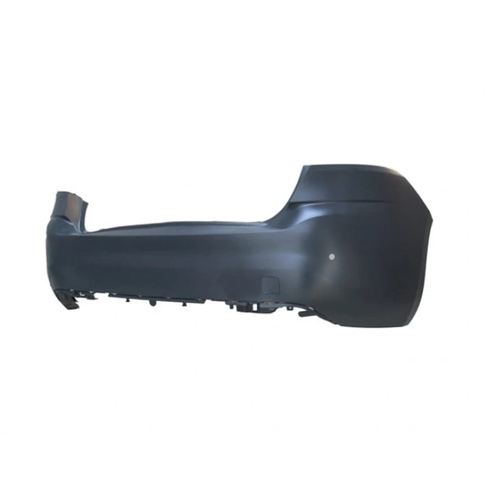 PEUGEOT 308- 14/17; ARKA TAMPON (ASTARLI SİYAH SENSÖR DELİKLİ/KARLIKSIZ (ALLURE/ACTIVE MODEL)TYG)