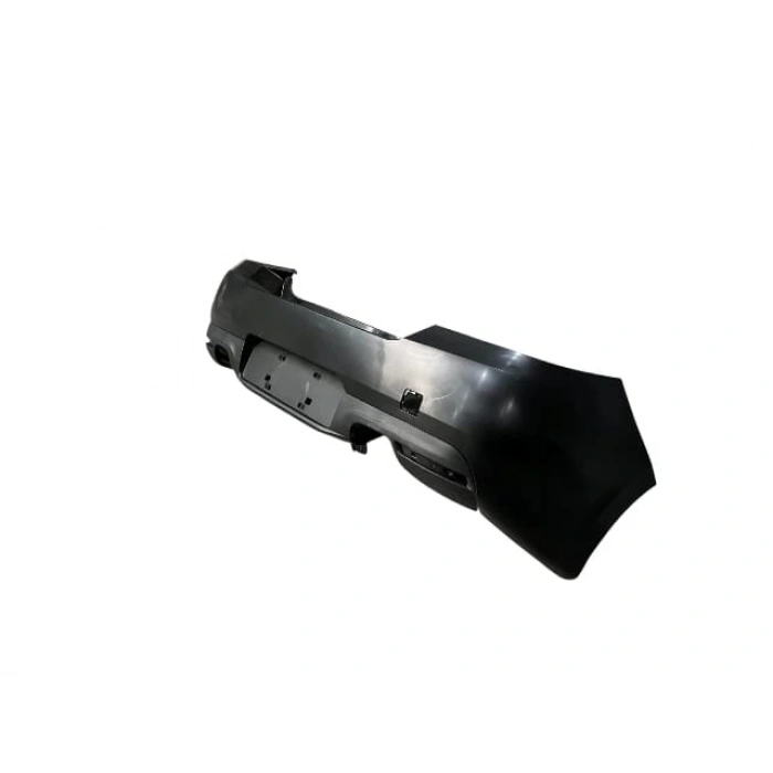 PEUGEOT 508- 14/17; ARKA TAMPON SİYAH KARLIKLI KOMPLE (ÇİFT EKSOZ DELİKLİ) (TW)