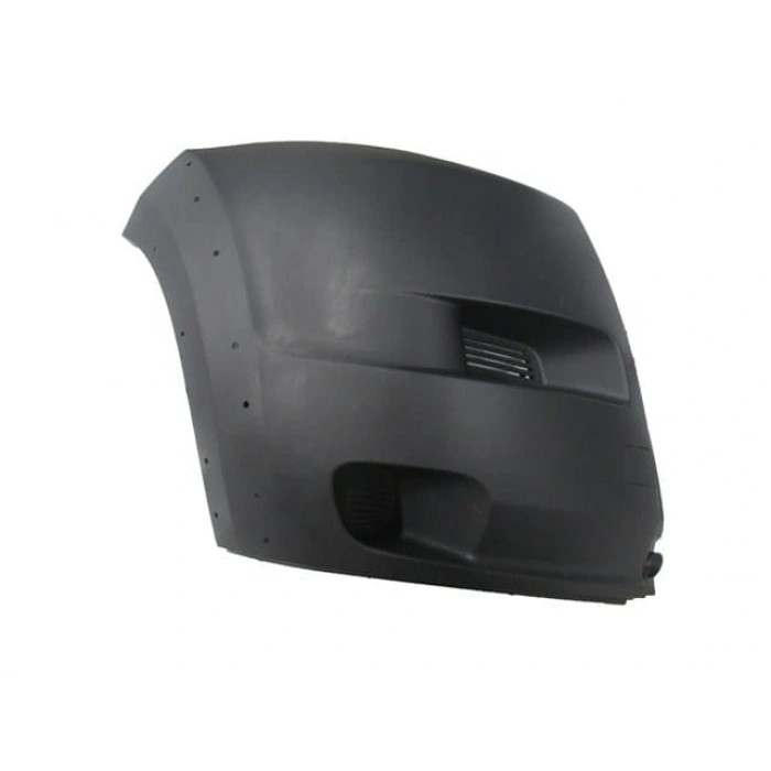 PEUGEOT BOXER- 07/13; ÖN TAMPON UCU SAĞ SİYAH (SİS DELİKSİZ/DODİK DELİKLİ)