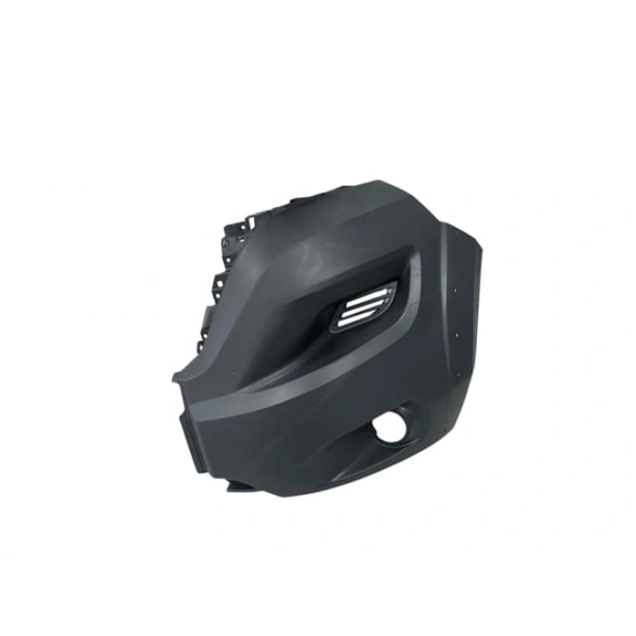 PEUGEOT BOXER- 14/24; ÖN TAMPON UCU SOL GRİ (SİS DELİKLİ) (DODİK DELİKLİ)