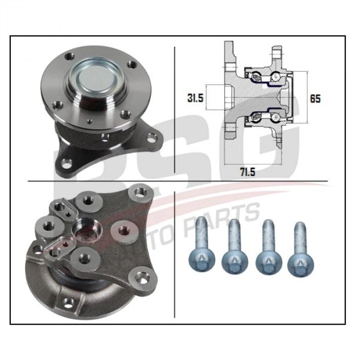 PORYA ARKA RULMANLI 208 II / 2008 II / C4X/CORSA F BM 19-
