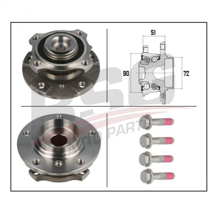 PORYA ÖN RULMANLI E60-E61-E63-E64 BM 03-10