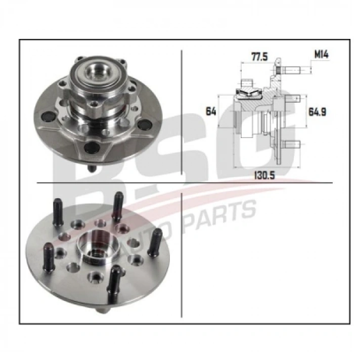 PORYA ÖN RULMANLI TRANSIT V363 BM 14-